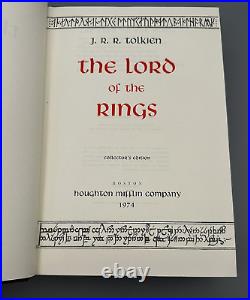 1st Printing The Lord of the Rings J. R. R Tolkien Hardcover Collector's Edition