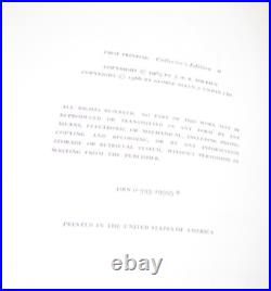 1st print The Lord of the Rings J. R. R Tolkien Collector's Edition Slipcase MAP