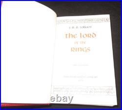 1st print The Lord of the Rings J. R. R Tolkien Collector's Edition Slipcase MAP