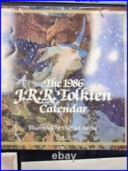 20 Lord Of The Rings, JRR Tolkien Calendar Lot. Various Years From 1974-2023