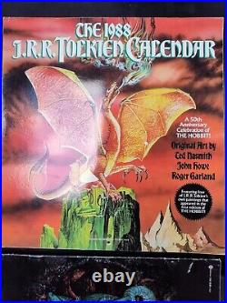 20 Lord Of The Rings, JRR Tolkien Calendar Lot. Various Years From 1974-2023