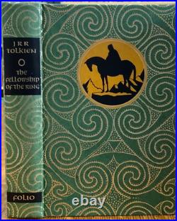 2001 Lord of the Rings J. R. R. Tolkien Folio Society 3 Volumes in Slipcase