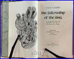 2001 Lord of the Rings J. R. R. Tolkien Folio Society 3 Volumes in Slipcase