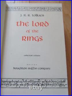 21V/LORD Of THE RINGS J. R. TOLKIEN COLLECTORS EDITION/1966/HC/SLIPCASE