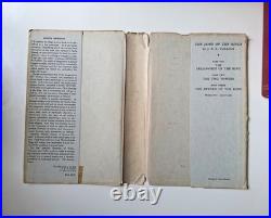 3 First Edition 1955 Tolkien books Lord of the Rings series, Dust Jackets, Maps