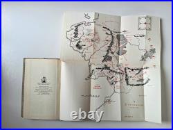 3 First Edition 1955 Tolkien books Lord of the Rings series, Dust Jackets, Maps