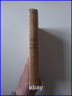 3 First Edition 1955 Tolkien books Lord of the Rings series, Dust Jackets, Maps