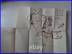 3 First Edition 1955 Tolkien books Lord of the Rings series, Dust Jackets, Maps 3 First Edition 1955 Tolkien books Lord of the Rings series, Dust Jackets, Maps