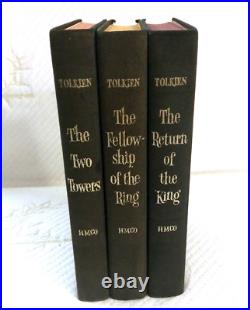 3 Set J. R. R. TOLKIEN 1967 1st Printing 2nd Edition LORD OF THE RINGS Return King