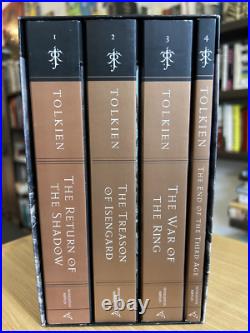 4 BOOK BOX SET J. R. R. & Christopher Tolkien History of the Lord of the Rings
