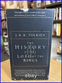 4 BOOK BOX SET J. R. R. & Christopher Tolkien History of the Lord of the Rings