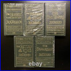 5 VOL SET Lord of the Rings Series By J. R. R. Tolkien Easton Press SEALED BOOKS