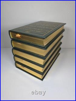 5 Vol JRR Tolkien LORD OF THE RINGS TRILOGY, HOBBIT, SILMARILLION Easton Press