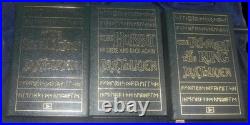 5 Vol Tolkien Easton Press Lord of the Rings, Silmarillion, The Hobbit VG+
