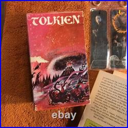 68 J. R. R. TOLKIEN Lord Of The Rings 3 PB Box Set fellowship +2 ring bookmarks