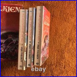 68 J. R. R. TOLKIEN Lord Of The Rings 3 PB Box Set fellowship +2 ring bookmarks
