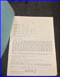 A Concordance to The Lord of the Rings Edwin Joseph Baker Tolkien RARE zine