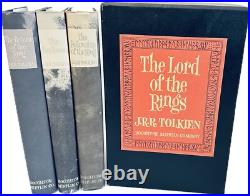 Box Set 3 books THE LORD OF THE RINGS, J. R. R. TOLKIEN 2nd Ed, 10-11th Printing