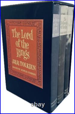 Box Set 3 books THE LORD OF THE RINGS, J. R. R. TOLKIEN 2nd Ed, 10-11th Printing
