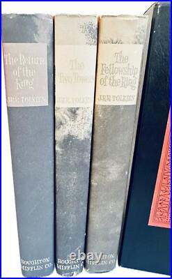 Box Set 3 books THE LORD OF THE RINGS, J. R. R. TOLKIEN 2nd Ed, 10-11th Printing