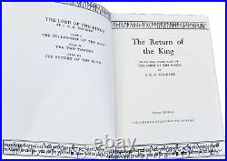 Box Set 3 books THE LORD OF THE RINGS, J. R. R. TOLKIEN 2nd Ed, 10-11th Printing