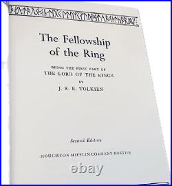 Box Set 3 books THE LORD OF THE RINGS, J. R. R. TOLKIEN 2nd Ed, 10-11th Printing
