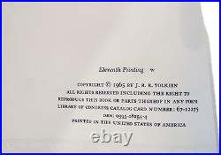 Box Set 3 books THE LORD OF THE RINGS, J. R. R. TOLKIEN 2nd Ed, 10-11th Printing