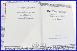 Box Set 3 books THE LORD OF THE RINGS, J. R. R. TOLKIEN 2nd Ed, 10-11th Printing