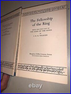 C 1954 Undated EARLY EDITION U. S. Tolkien FELLOWSHIP OF THE RING Lord of Rings