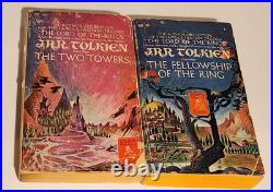 Collection Lot Of 14 Books JRR Tolkien LORD OF THE RINGS TWO TOWERS 1965 ACE