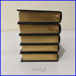 EASTON PRESS 5-VOL SET LORD OF THE RINGS HOBBIT SILMARILLION By TOLKEIN With Maps