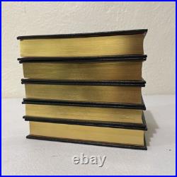 EASTON PRESS 5-VOL SET LORD OF THE RINGS HOBBIT SILMARILLION By TOLKEIN With Maps