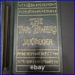EASTON PRESS J. R. R. Tolkien Lord of the Rings Trilogy WithMAP FINE