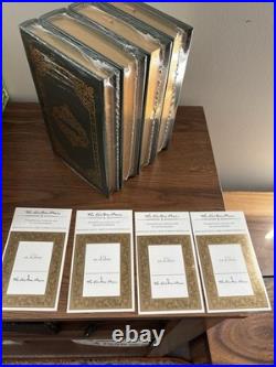 Easton Press HISTORY LORD OF THE RINGS Tolkien 4 VOL SET Leather NEW SEALED Easton Press HISTORY LORD OF THE RINGS Tolkien 4 VOL SET Leather NEW SEALED