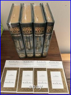 Easton Press HISTORY LORD OF THE RINGS Tolkien 4 VOL SET Leather NEW SEALED Easton Press HISTORY LORD OF THE RINGS Tolkien 4 VOL SET Leather NEW SEALED