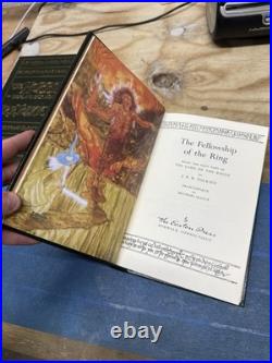 Easton Press LORD OF THE RINGS Tolkien LEATHER 1984 Fellowship EARLY PRINT FINE