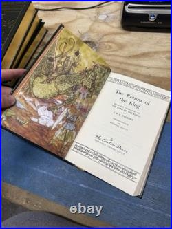 Easton Press LORD OF THE RINGS Tolkien LEATHER 1984 Fellowship EARLY PRINT FINE