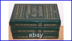 Easton Press LORD OF THE RINGS by J R R Tolkien 3 vols FELLOWSHIP TOWERS Return