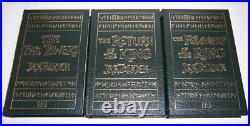 Easton Press LORD OF THE RINGS by J R R Tolkien 3 vols FELLOWSHIP TOWERS Return