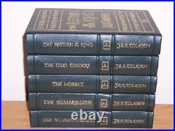 Easton Press LORD OF THE RINGS by J R R Tolkien 5 vols FELLOWSHIP TOWERS HOBBIT