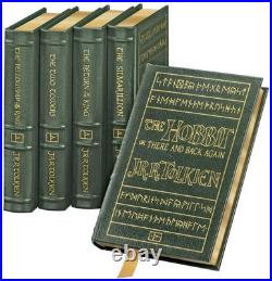 Easton Press Tolkien Set The Lord Of The Rings The Hobbit The Silmarillion
