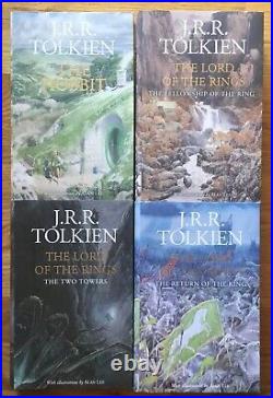 FINE 2020 Boxed Set UK HCs Hobbit Lord of the Rings JRR Tolkien Art by Alan Lee