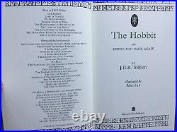 FINE 2020 Boxed Set UK HCs Hobbit Lord of the Rings JRR Tolkien Art by Alan Lee