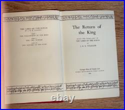 FIRST ED The Lord of the Rings Trilogy by Tolkien, Vols 2 & 3