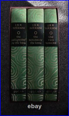 FOLIO SOCIETY LORD OF THE RINGS BOOK TRILOGY 2001 6th PRINT PRINTING JRR TOLKIEN