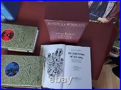 FOLIO SOCIETY LORD OF THE RINGS TRILOGY 1997 NEW BINDING JRR TOLKIEN Superb Cond