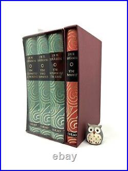 FOLIO SOCIETY The Lord of the Rings & Hobbit JRR Tolkien Fellowship Two Towers