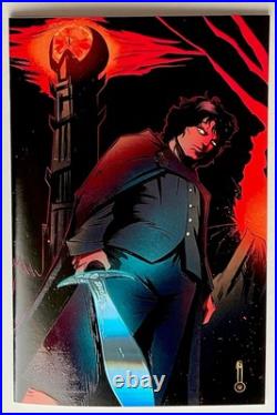 Fame Jrr Tolkien. Lord Of The Rings Frodo Ultra Spot Foil. Ltd 200. Coa. Nm+