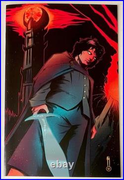 Fame Jrr Tolkien. Lord Of The Rings Frodo Ultra Spot Foil. Ltd 200. Coa. Nm+