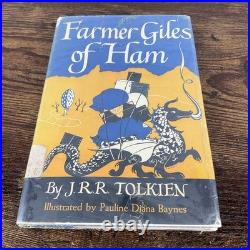 Farmer Giles of Ham 1950 J R R Tolkien 1st American Edition/1st Impression DJ